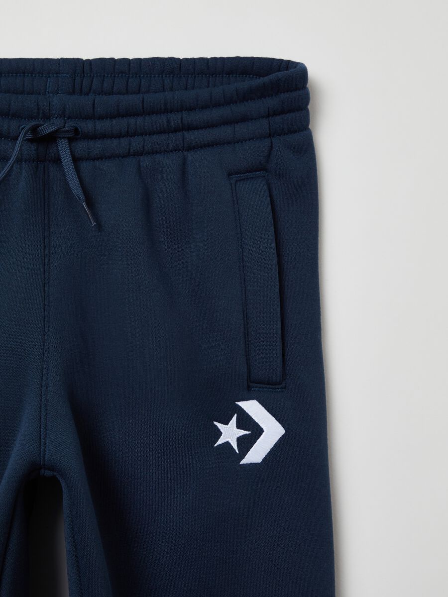 Joggers recycled con ricamo logo_2