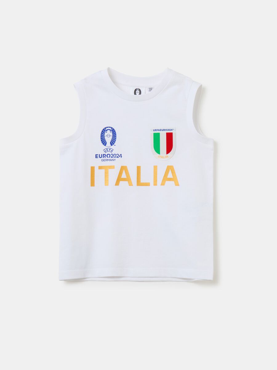 Racerback vest with UEFA Euro 2024 Italy print_0