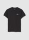 Men&rsquo;s black regular fit T-shirt in 100% cotton_4