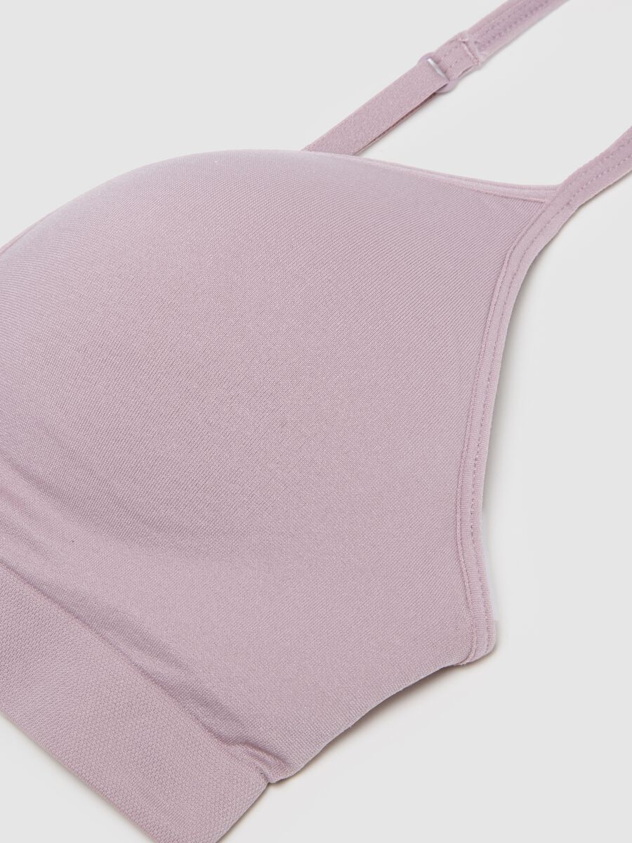 Stretchable purple microfiber bralette_5