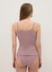 Pink Stretch Cotton Vest Regular Fit Deep V_2