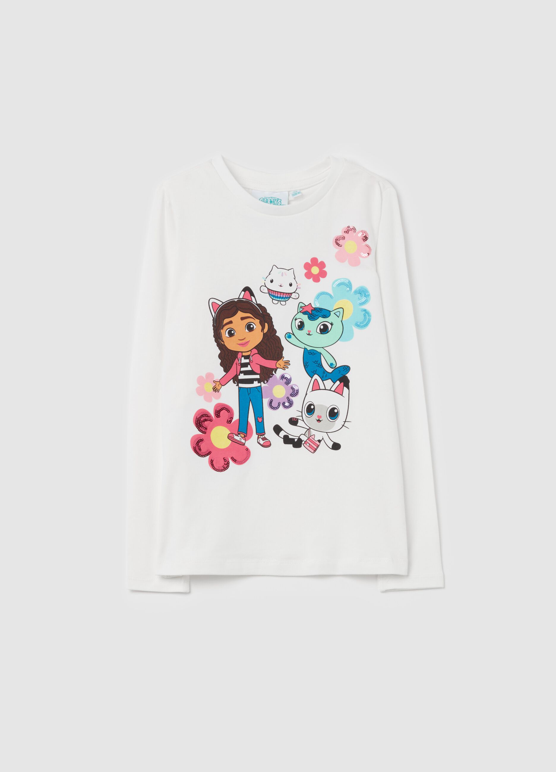 Long-sleeved T-shirt with Gabby print