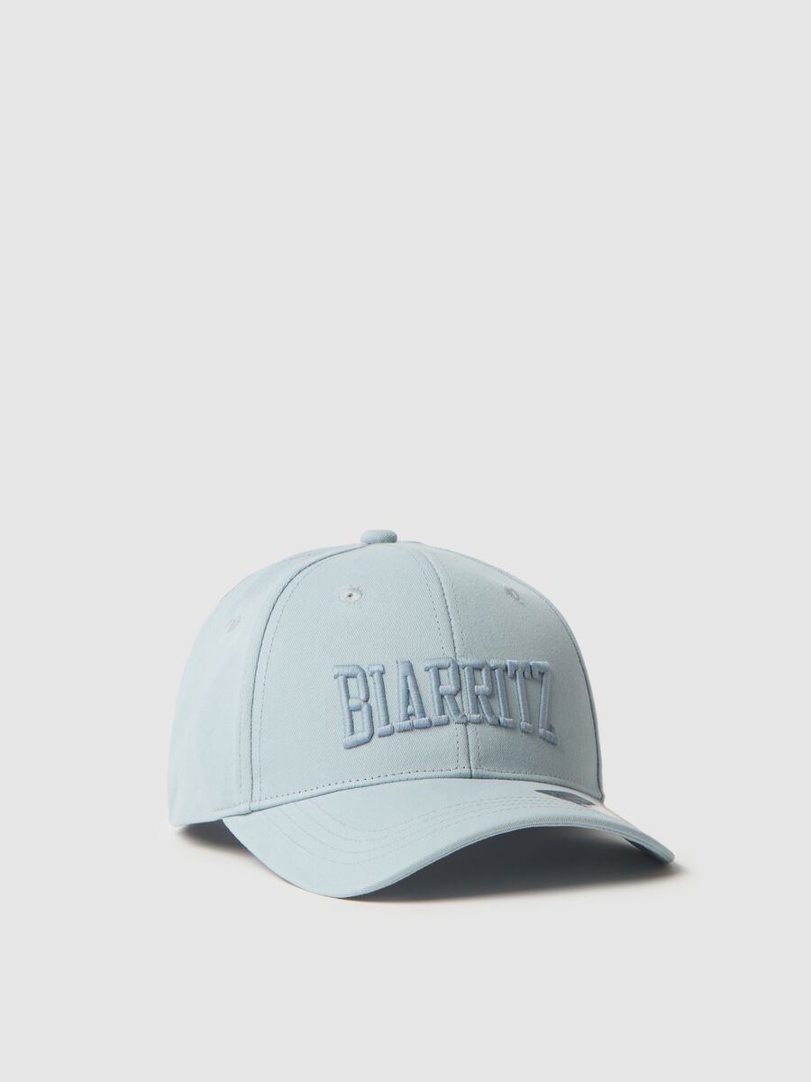 Baseball cap with "Biarritz" embroidery_0