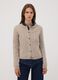 Beige cable-knit wool-blend cardigan_2