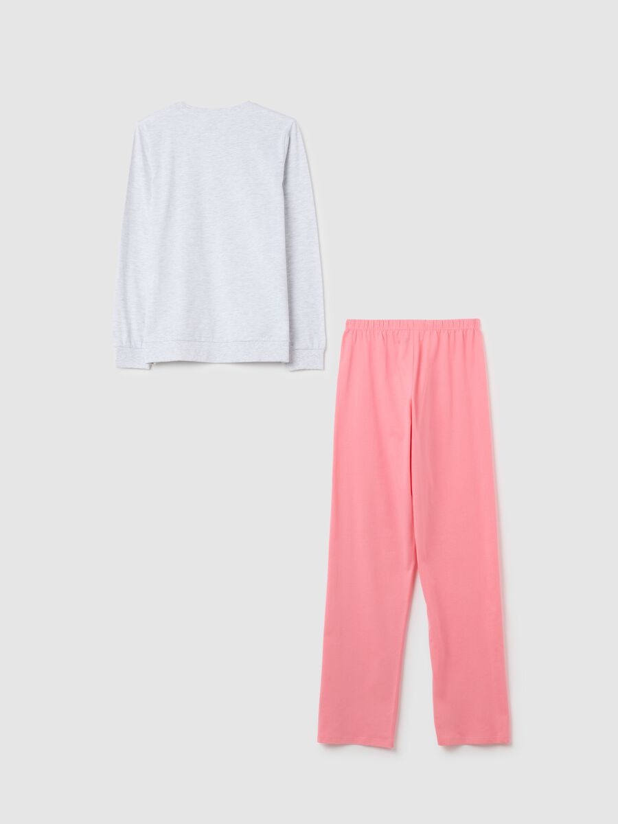 Girls' multicolour cotton-blend pyjamas regular fit_1