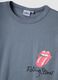 Grey regular fit pure cotton T-shirt with Rolling Stones print_5