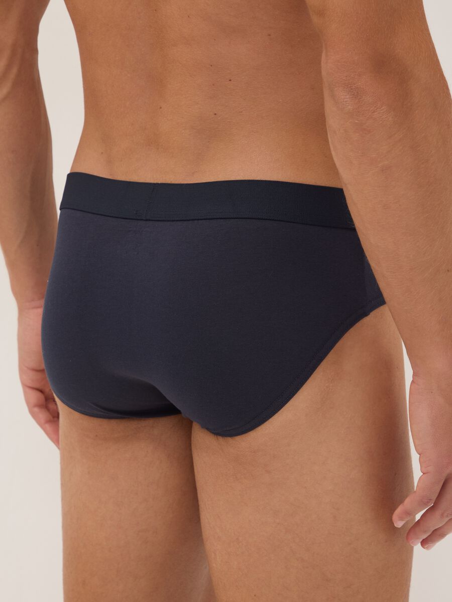 Pack of five multicolour stretch-cotton briefs_2