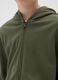 Boys' pure cotton green hoodie regular fit_2