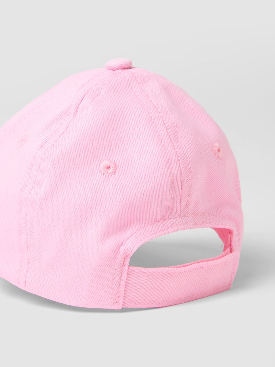 Cappello da baseball in puro cotone rosa da bimba con Hello Kitty_2