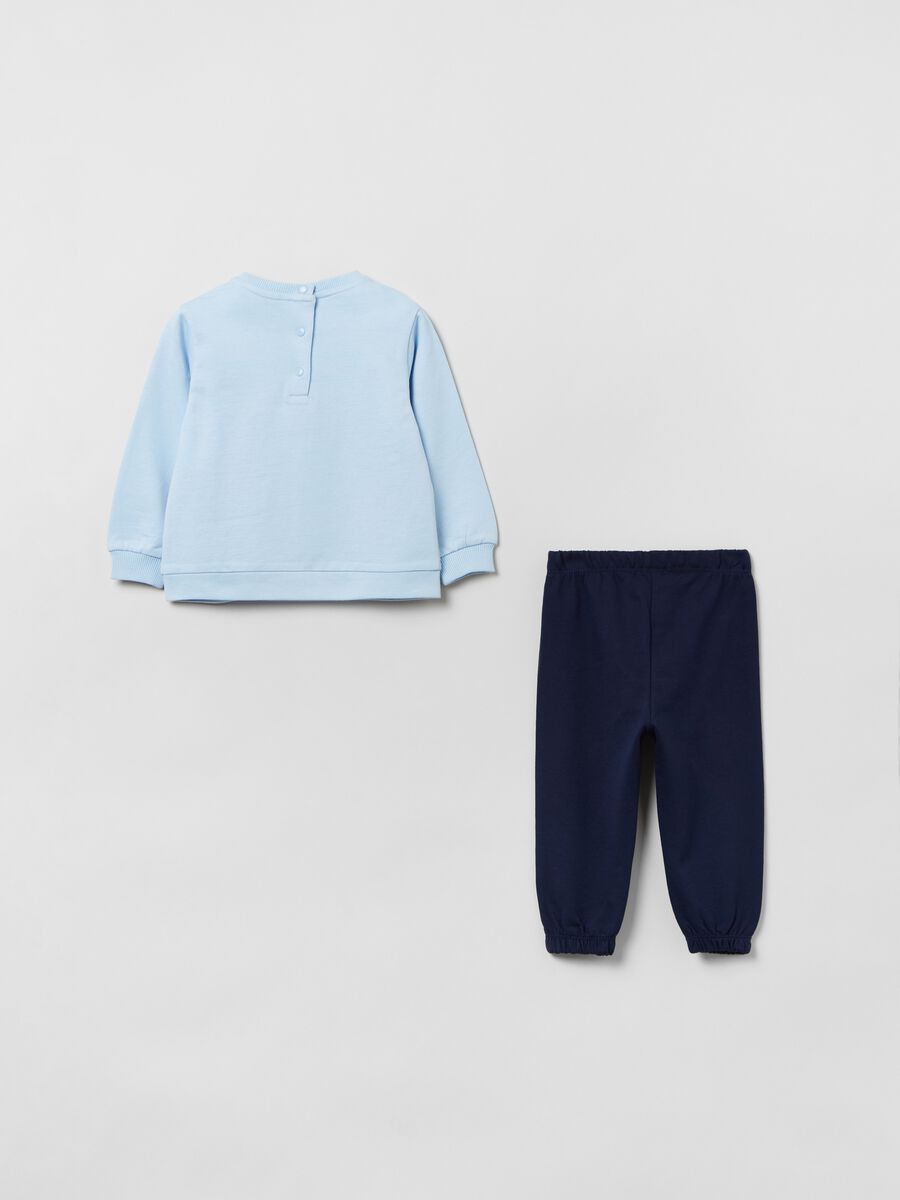 Jogging set in cotone con stampa_1