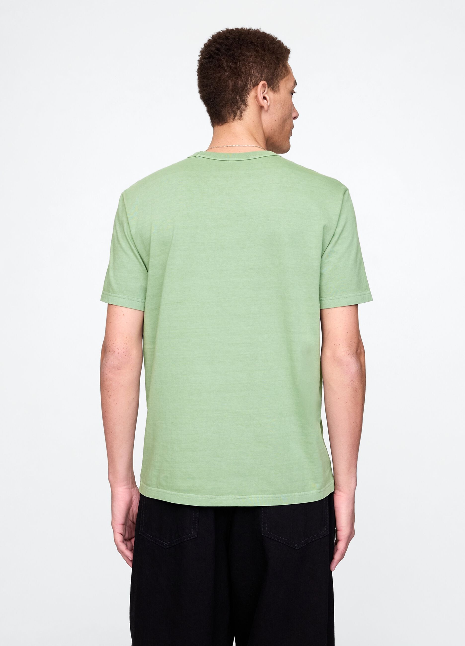 T-shirt verde a maniche corte in cotone Gap