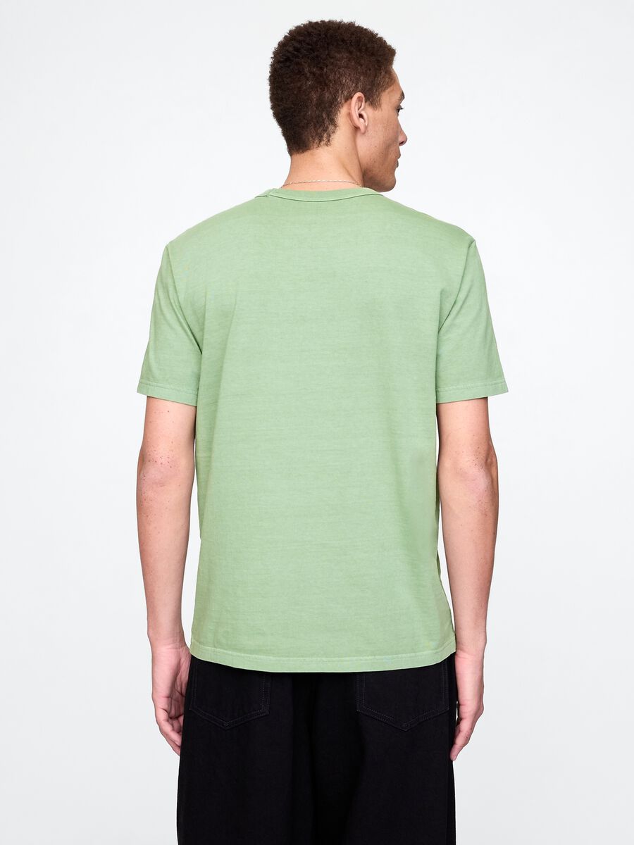 Gap Green Short Sleeve Cotton T-Shirt_2