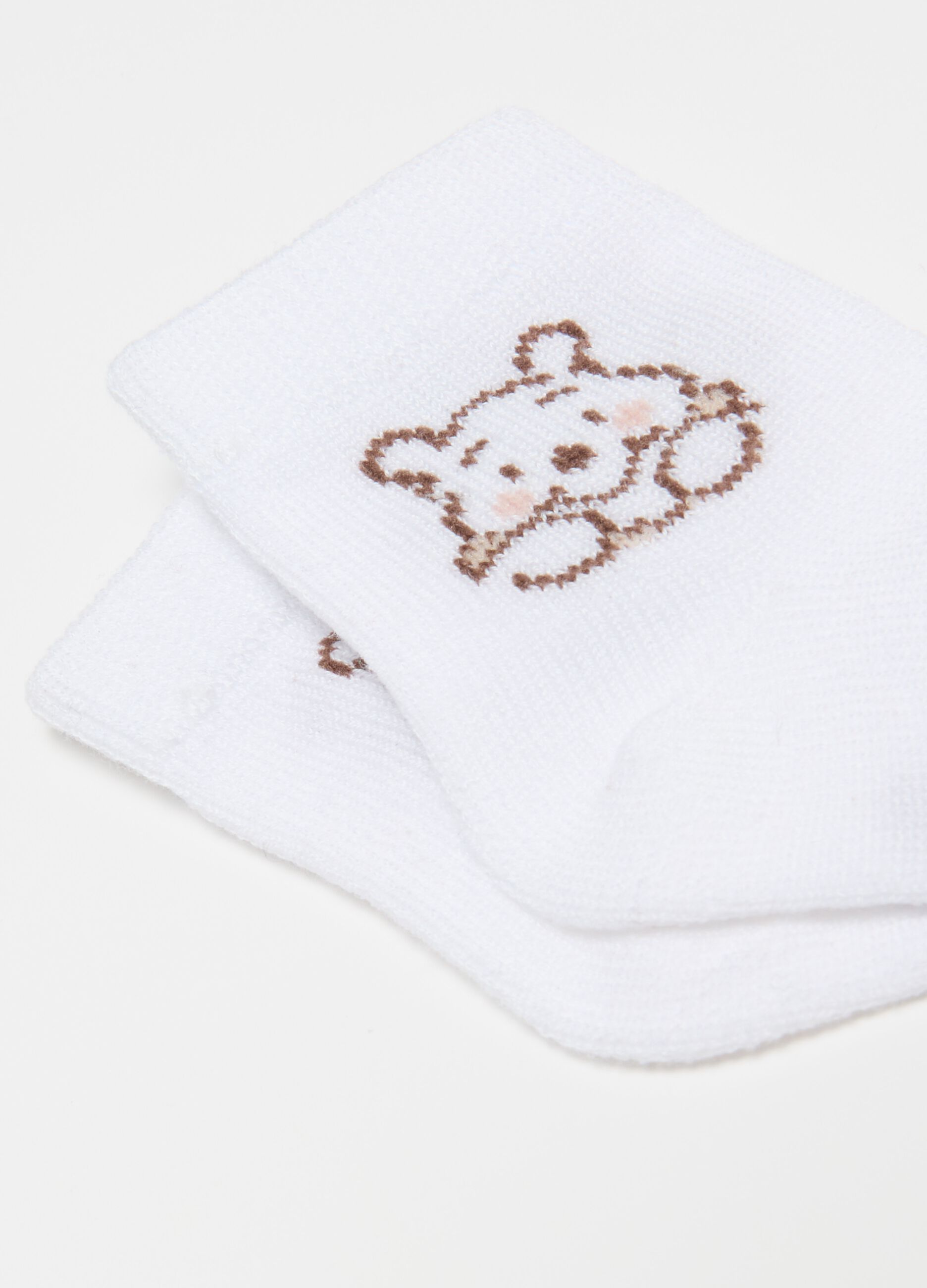 Bipack calze corte disegno Winnie The Pooh 