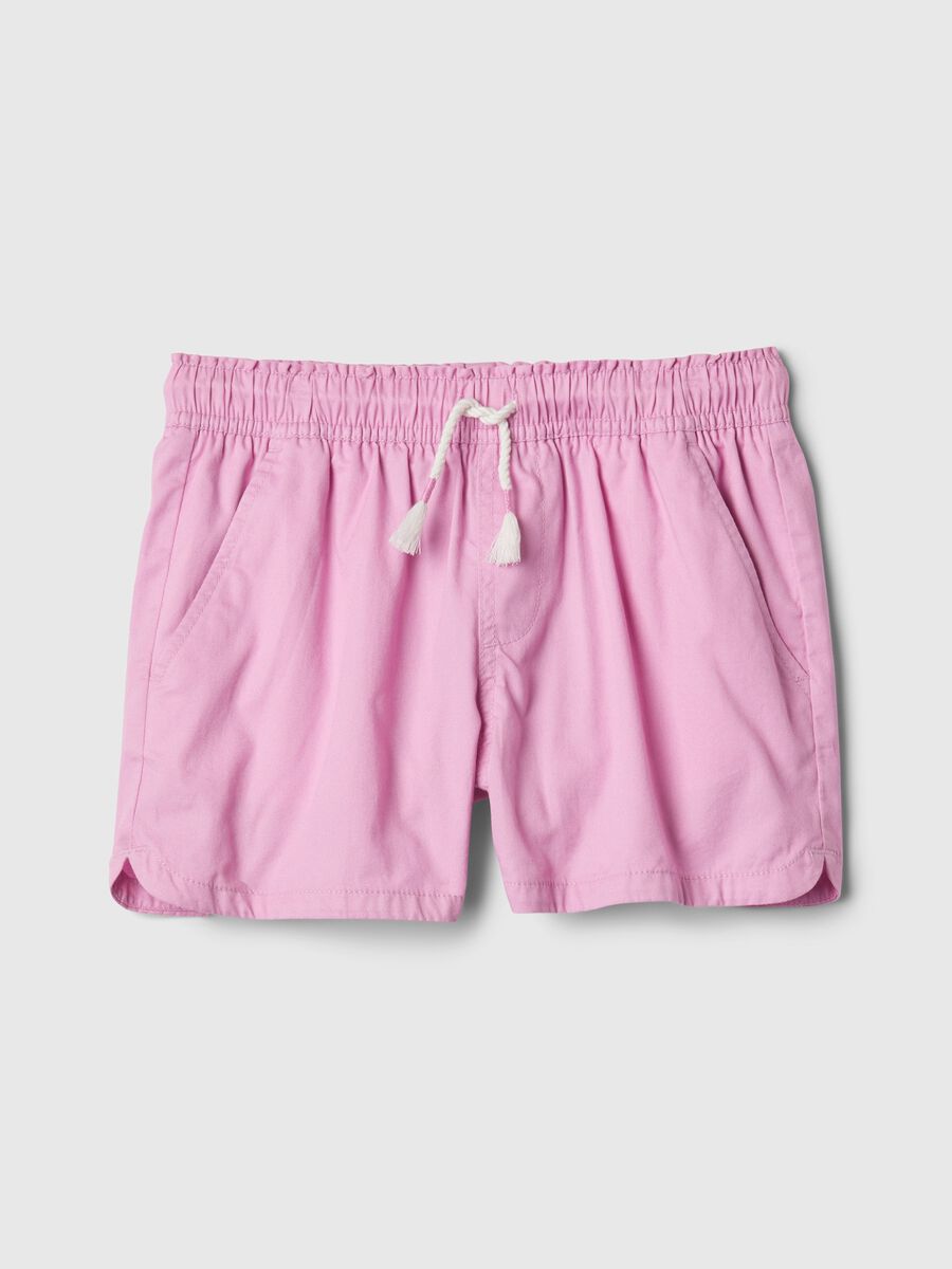 Shorts with drawstring and tassels_3