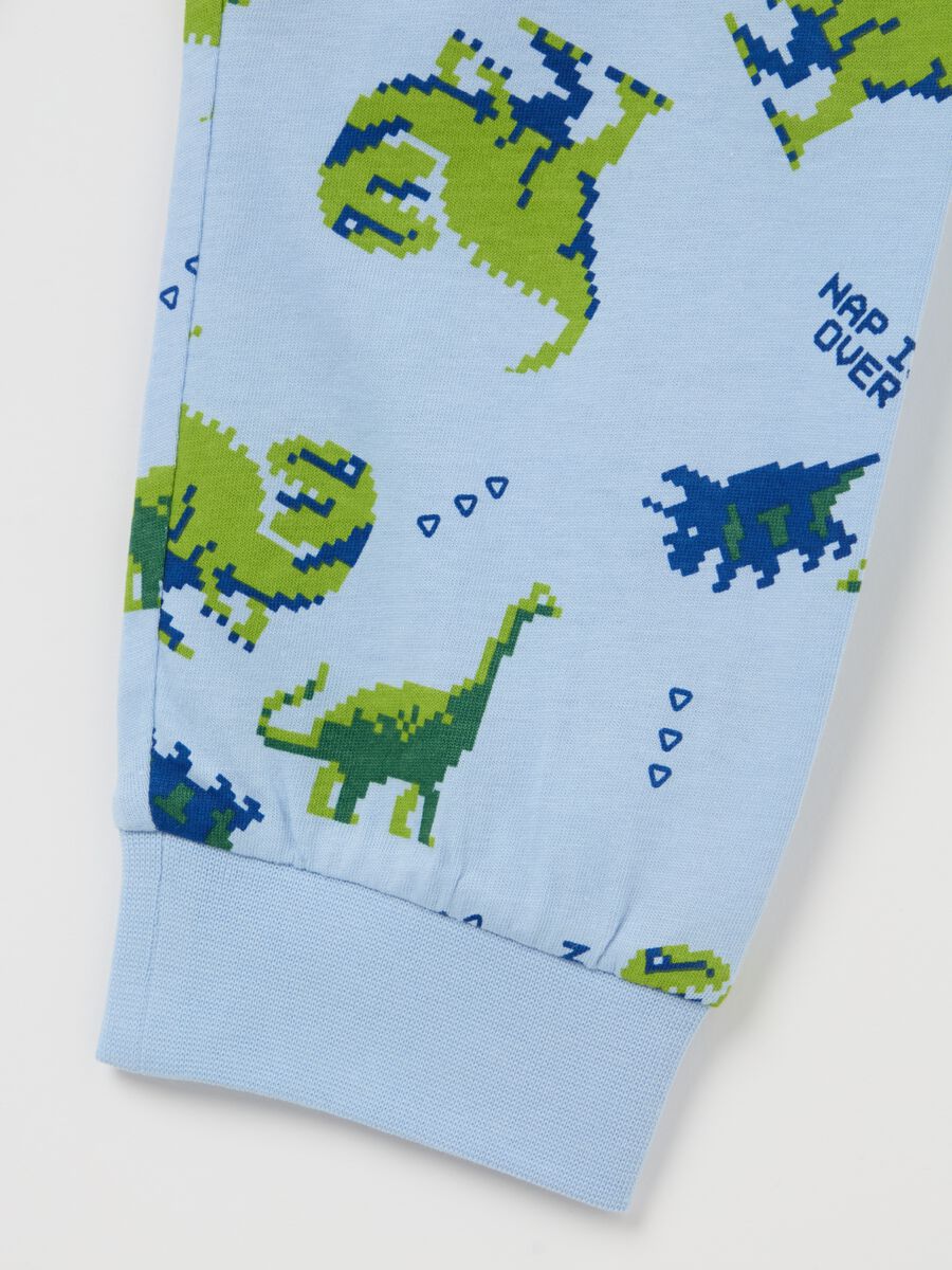 Long pyjamas with all-over dinosaurs print_3