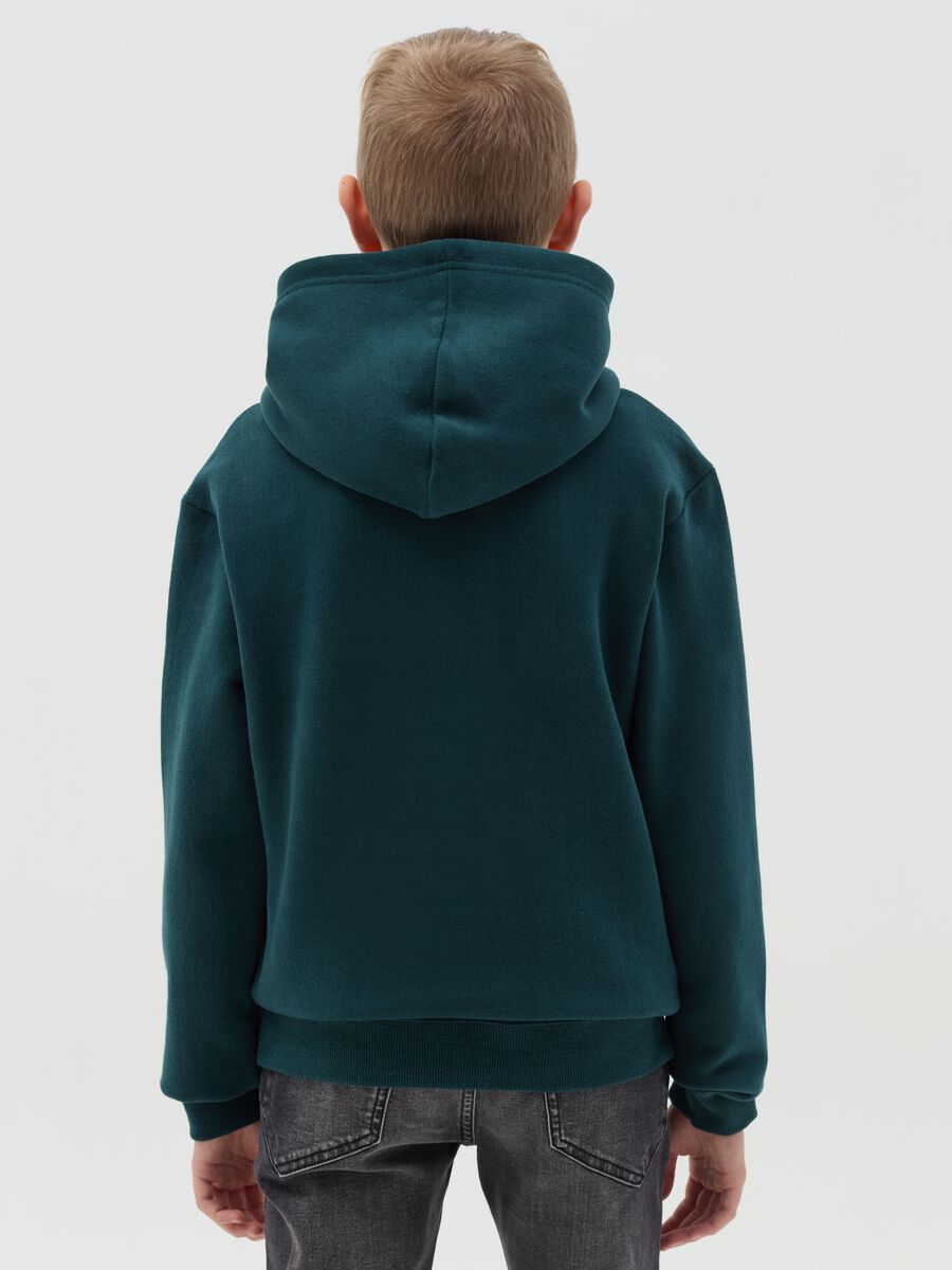 Hoodie with "Omega New York 95” embroidery_2