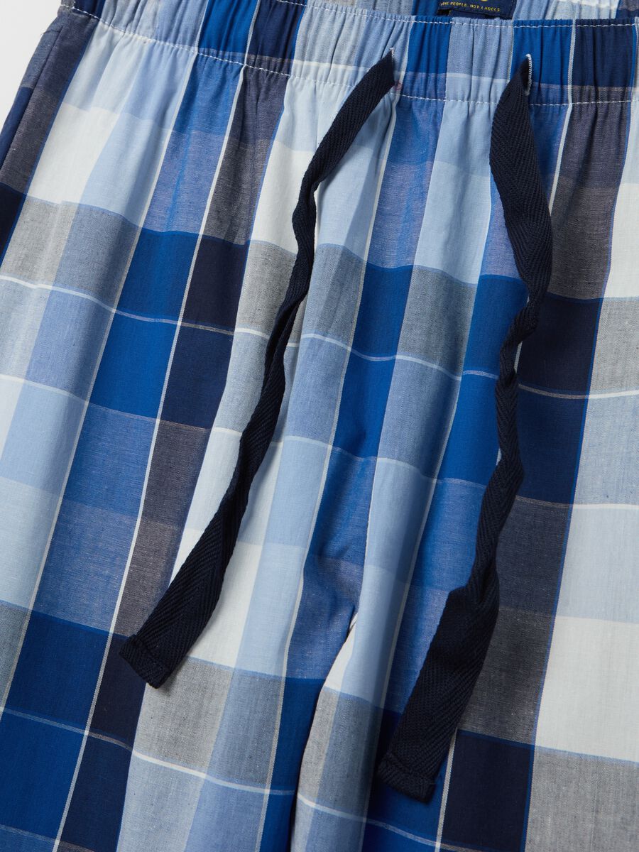 Pyjama trousers with print in cotton_5