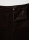 Brown trousers in stretch velvet cotton regular fit_5