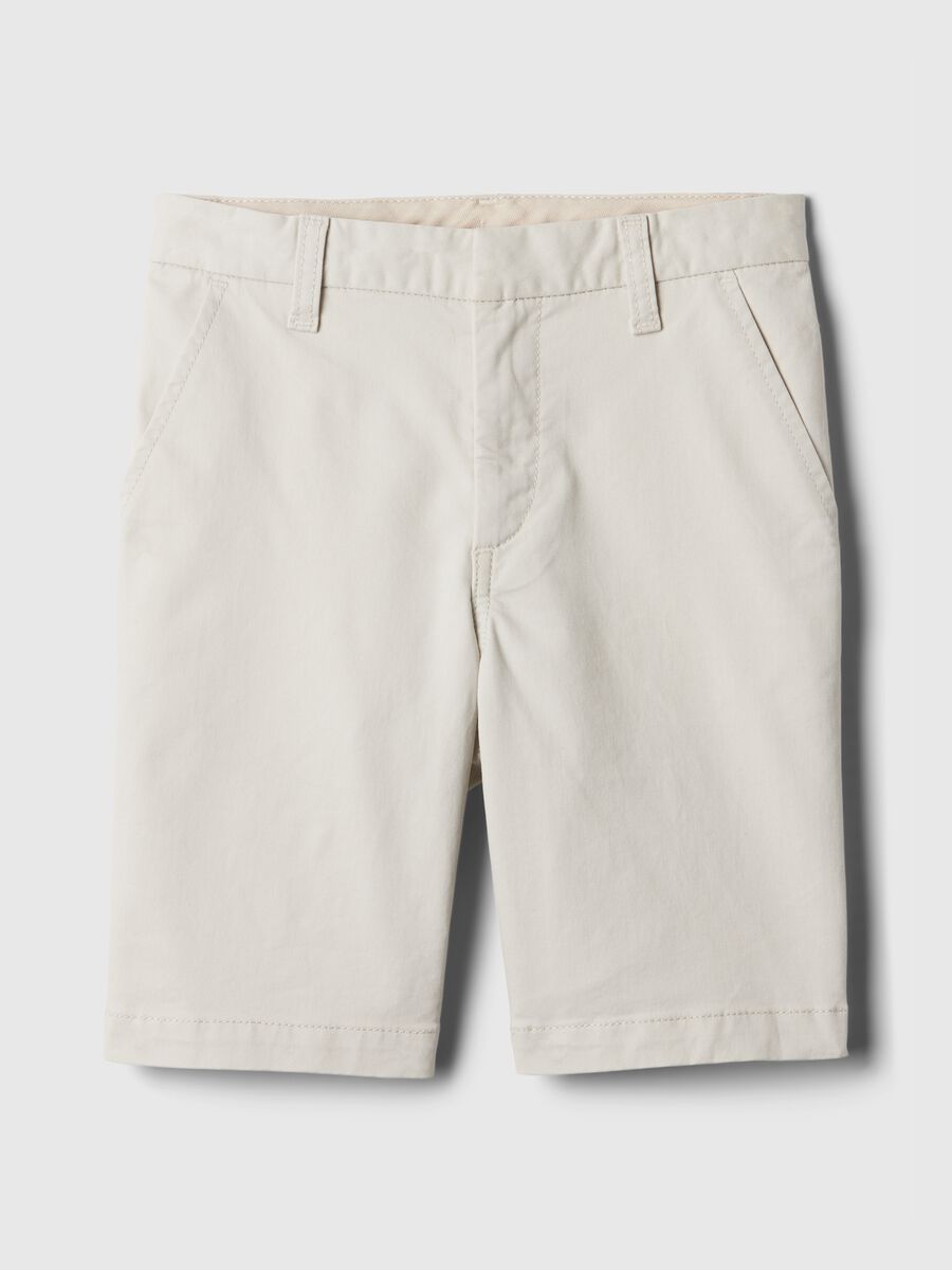 Stretch cotton regular-fit Bermuda shorts_3