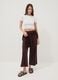 White ribbed fitted T-shirt in stretch cotton_1