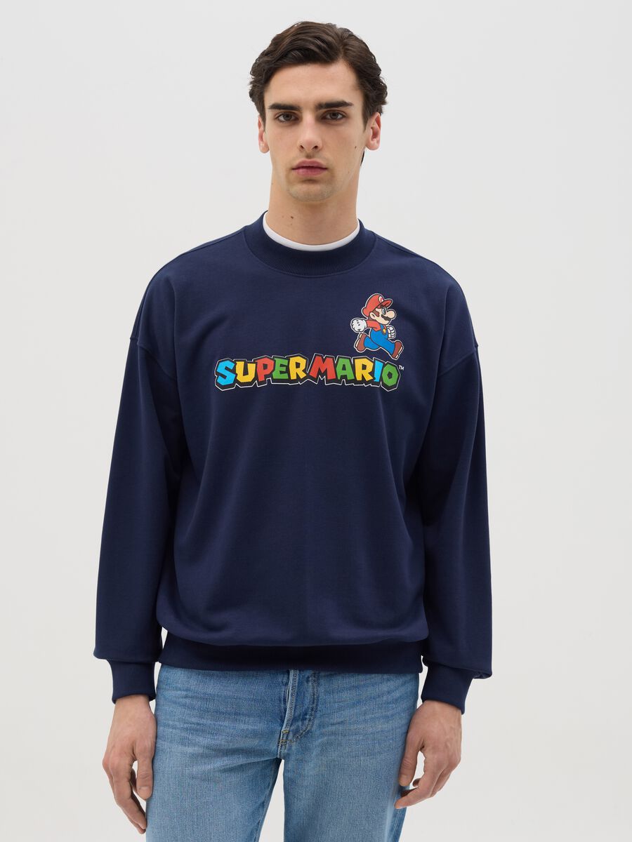 French terry sweatshirt with Super Mario™ print_0