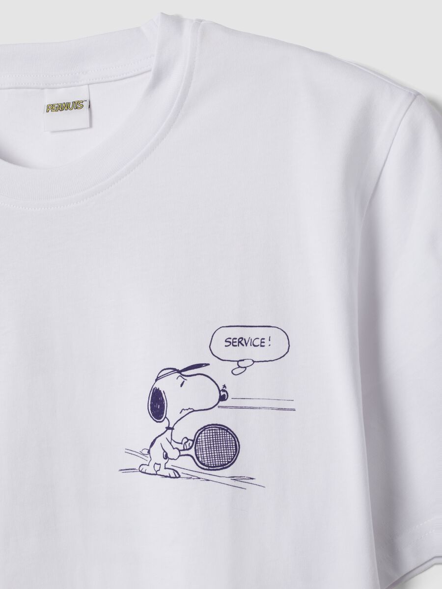 White pure cotton short-sleeve T-shirt_1