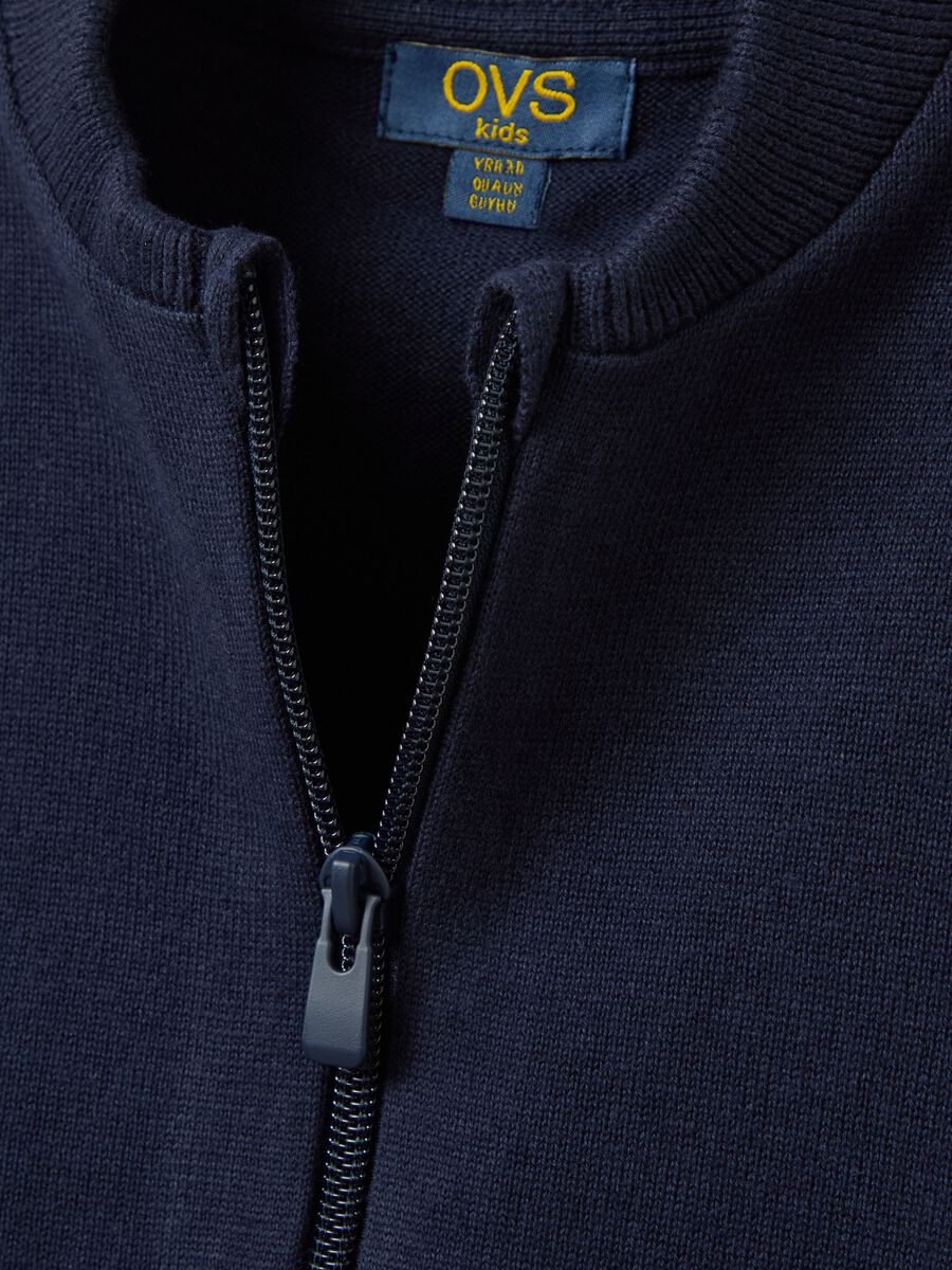 Full-zip cardigan in cotton_2