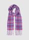 Purple scarf in polyester blend_0
