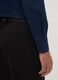 Camicia blu regular fit con collo button-down easy iron_2