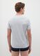Men's grey pure cotton regular fit t-shirt_3