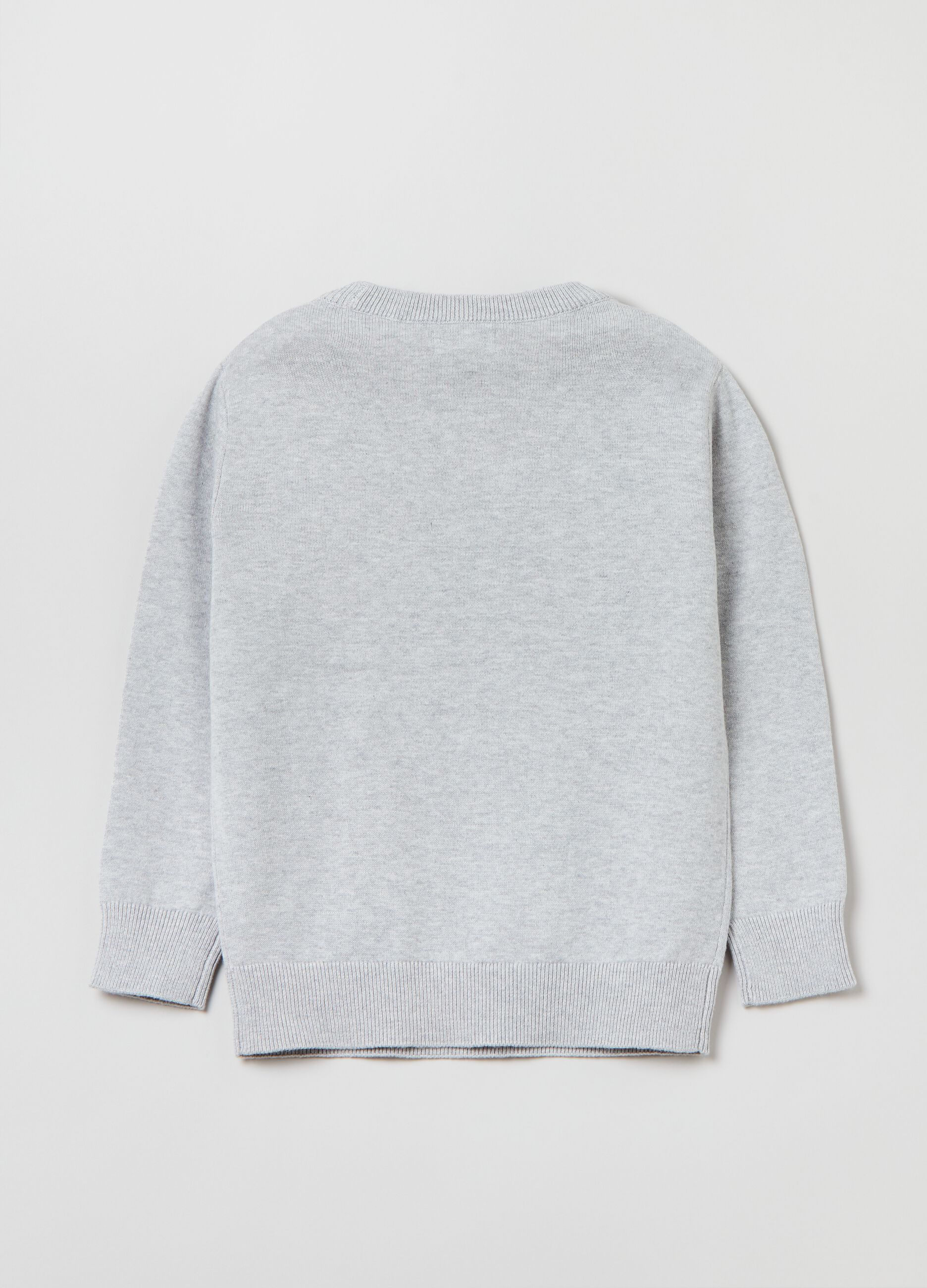Pullover girocollo in cotone_2