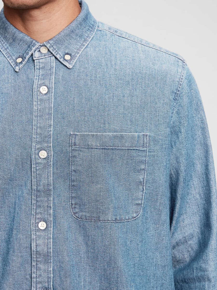 Denim shirt with pocket_2