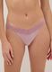Tripack multicolour Brazilian briefs regular fit with lace details_1