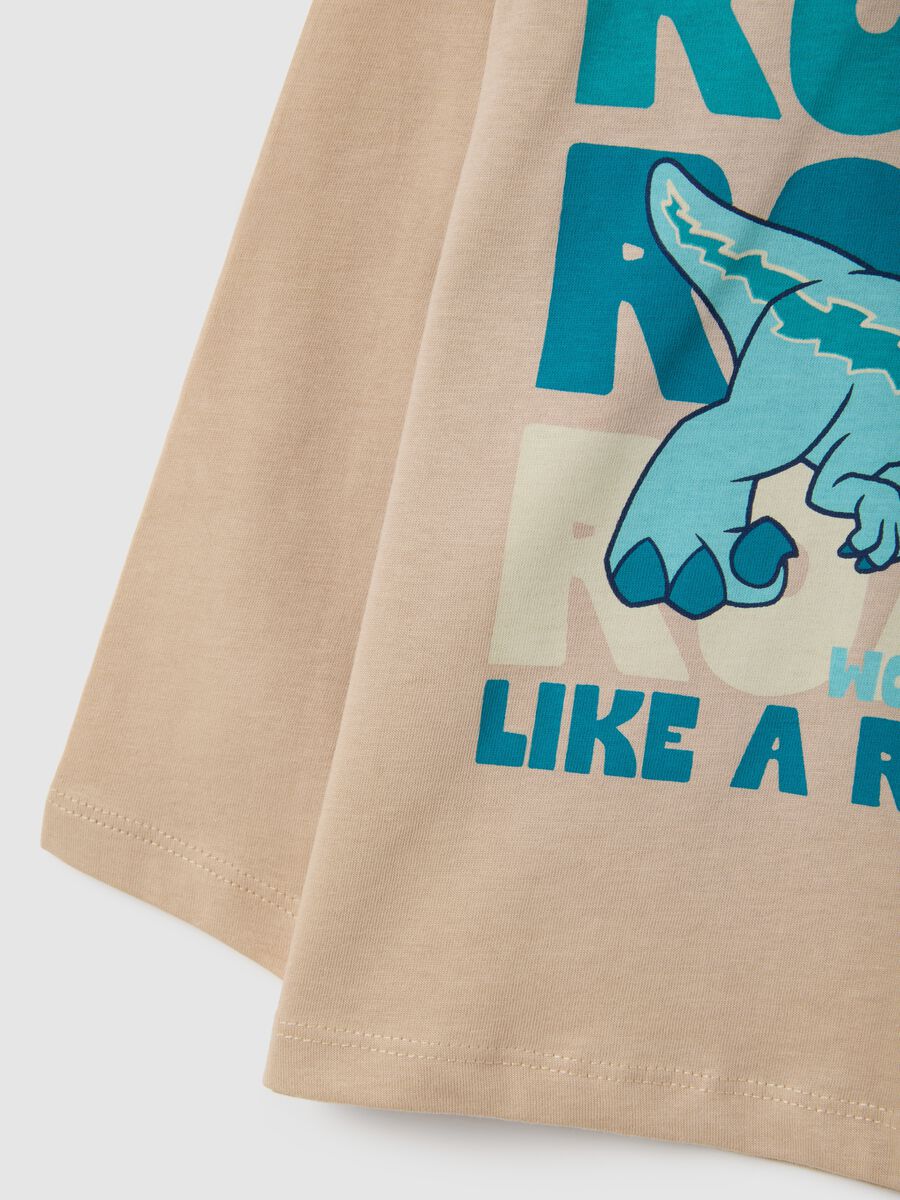 Maglia manica lunga per bambino con stampa dinosauro_2