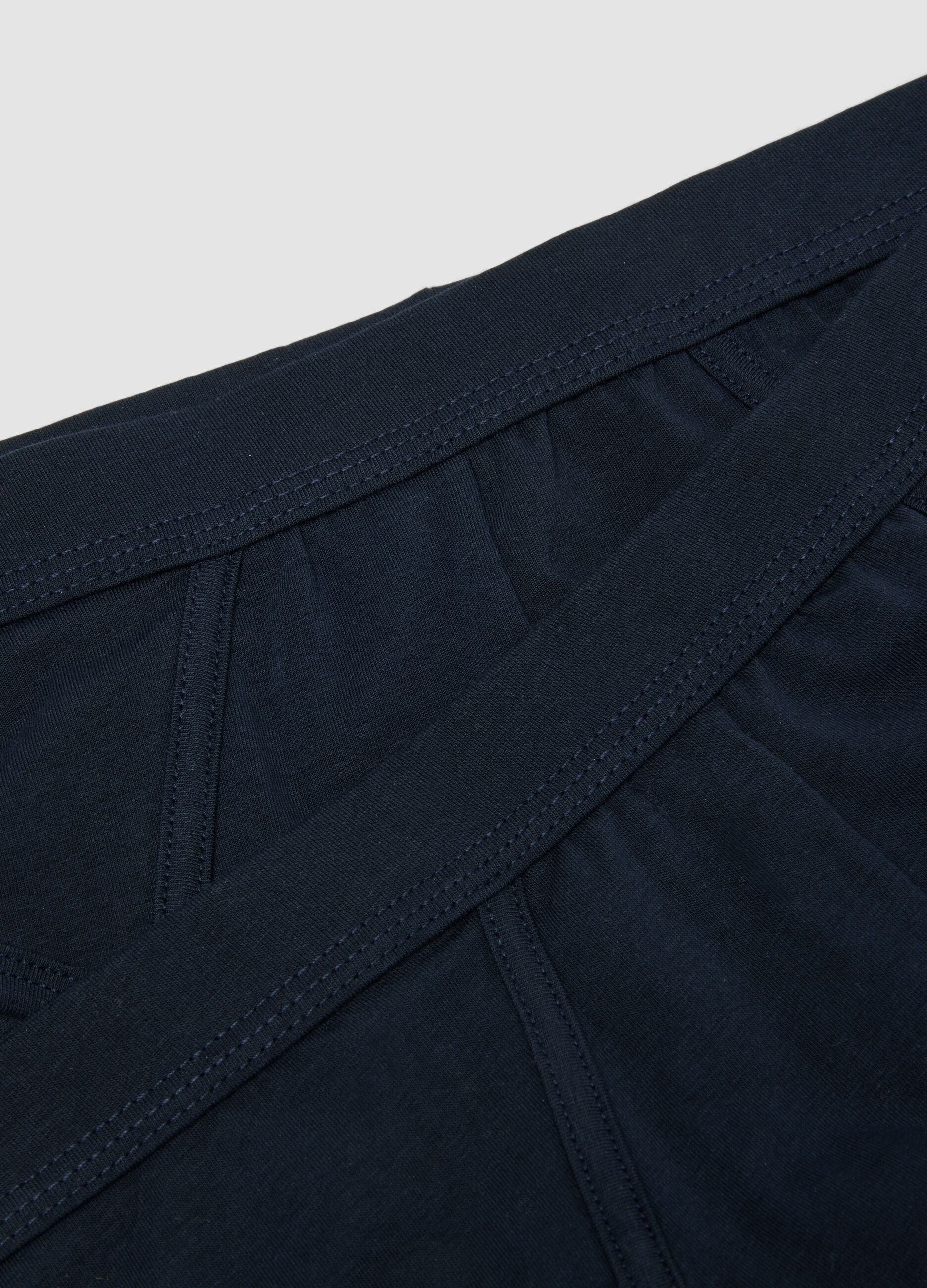2-pack of blue stretch Supima cotton briefs