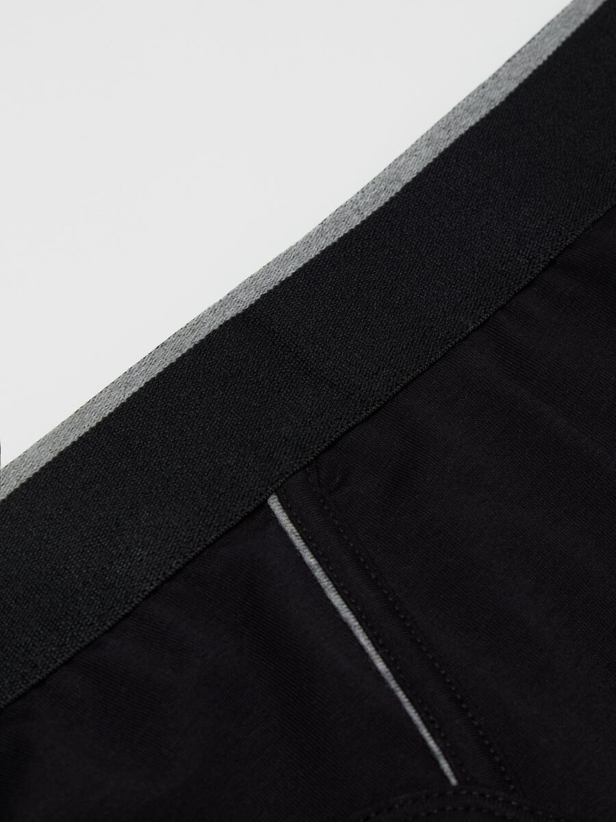 Two-pack briefs in Supima cotton with contrasting piping_5