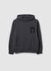 Boys' grey over fit pure cotton hoodie_3