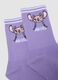 2-pack of multicolour midi socks in organic stretch cotton with Lilo & Stitch print_2