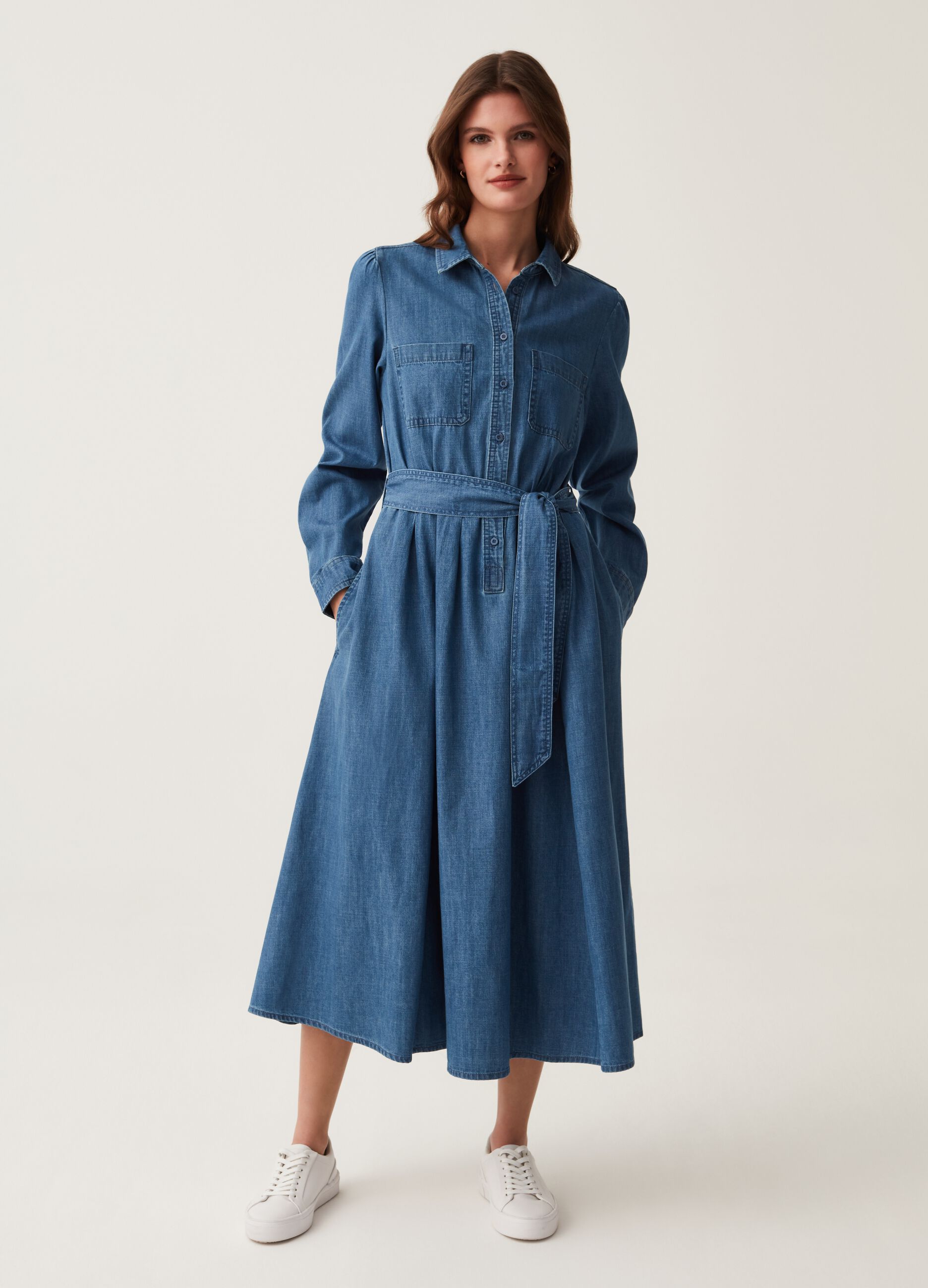Abiti lunghi outlet in jeans