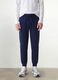 Blue organic cotton jogger trousers_1