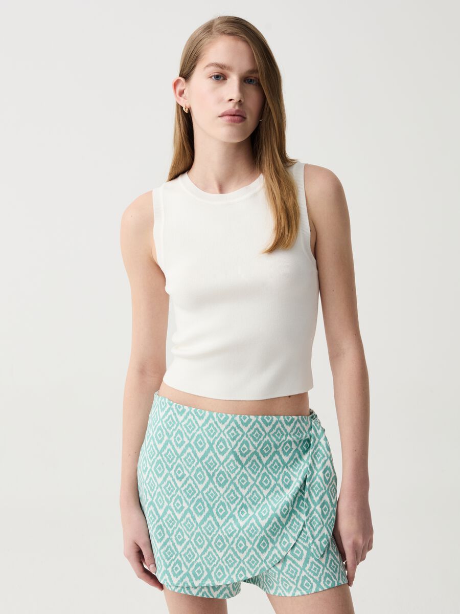 Solid colour tank top_1