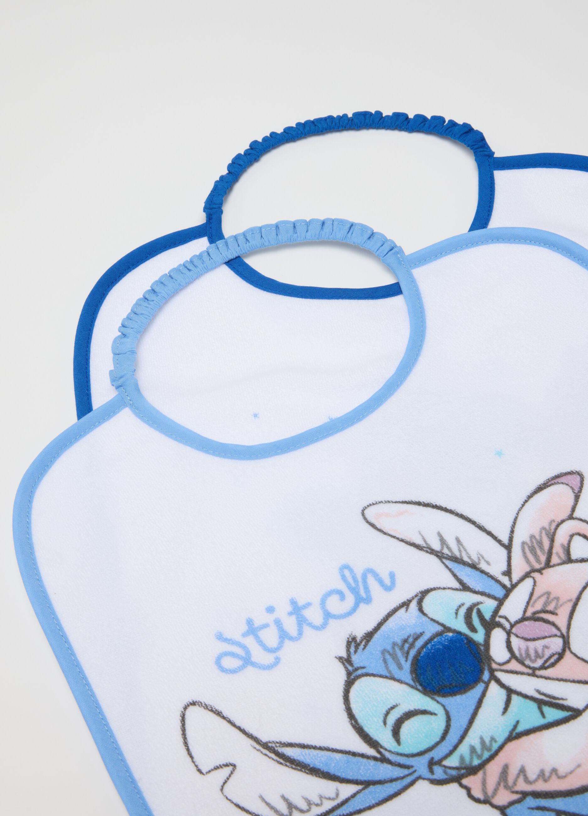 Multicolour cotton blend baby bibs tripack