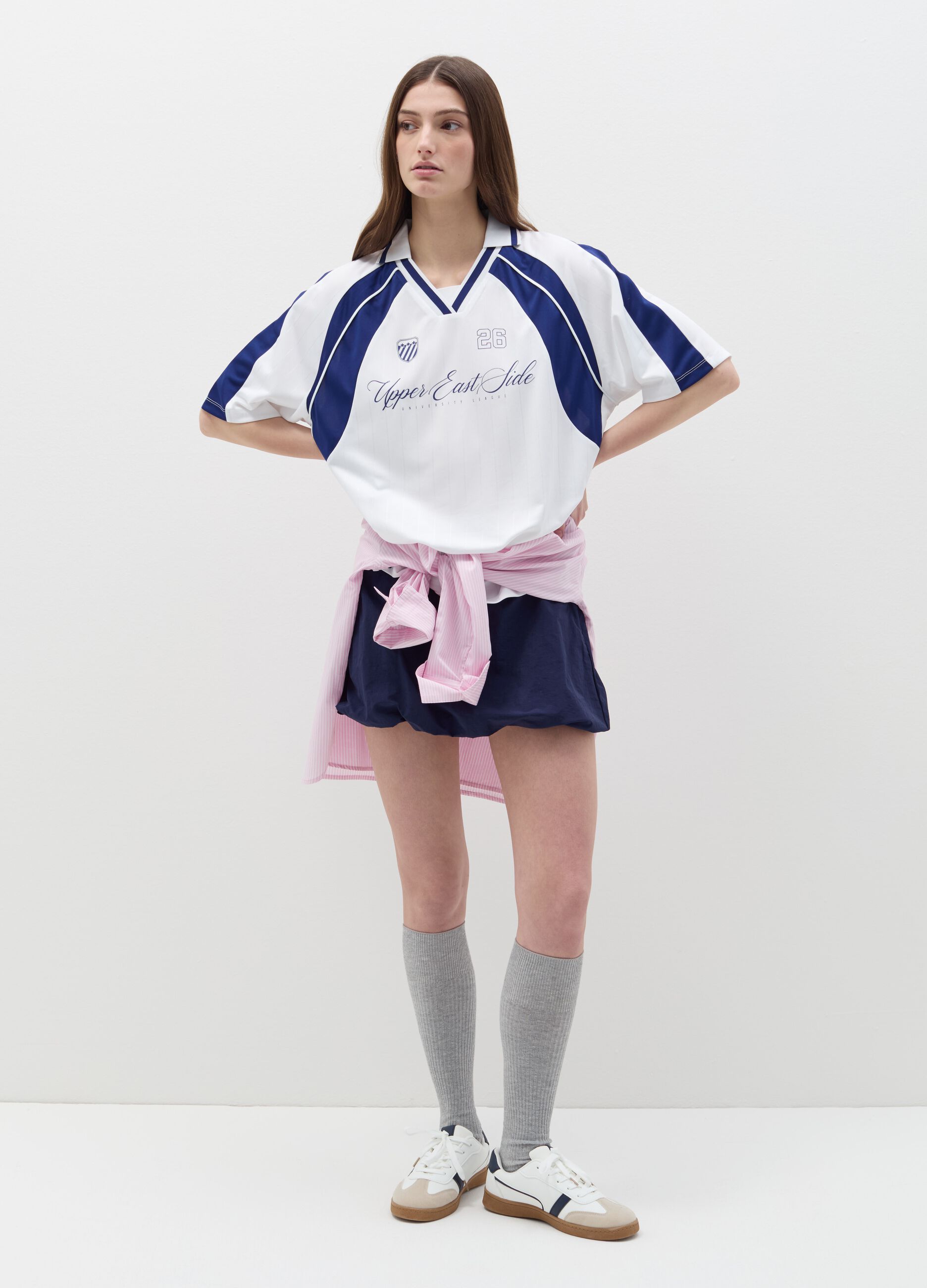 Mini puff skirt