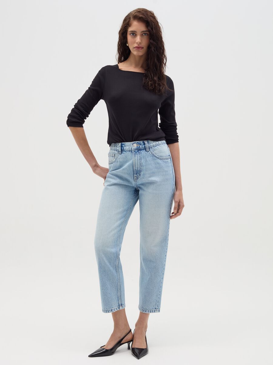 Cropped mum-fit jeans_0