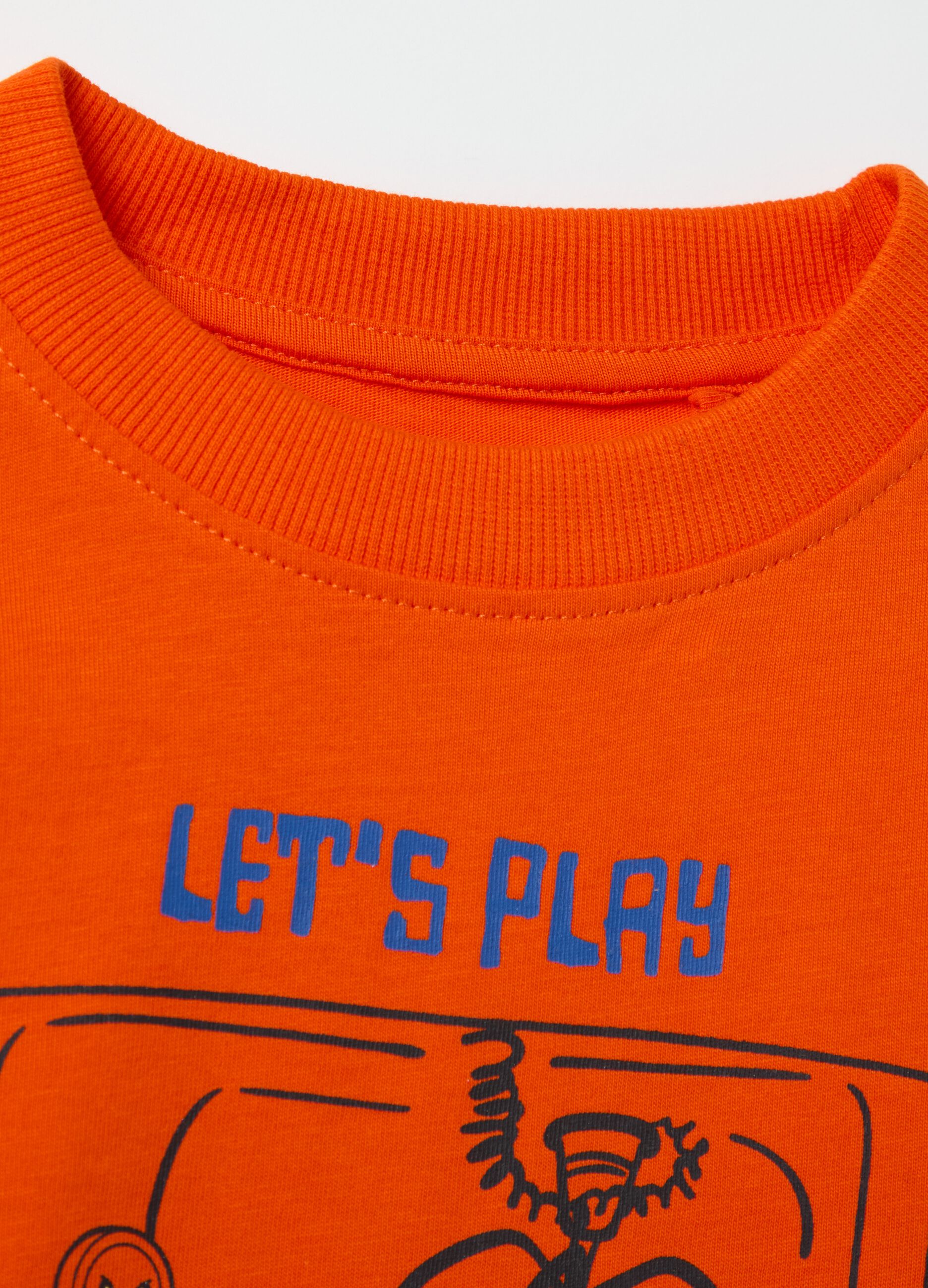Two-pack long-sleeved T-shirts in cotton with print