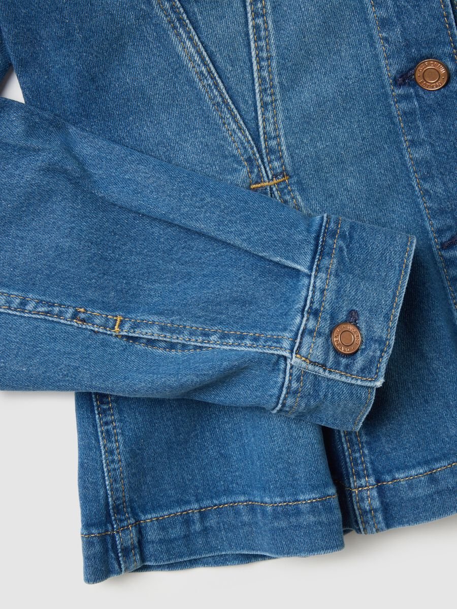 Stretch Denim Blue Jacket_2