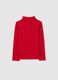 Red pure cotton regular fit girl's jumper_1