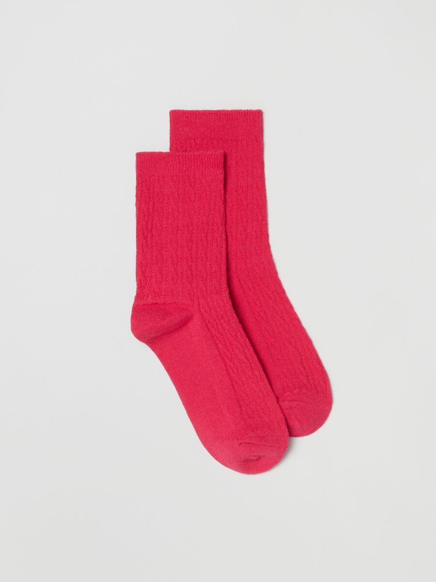 Bipack calze corte stretch a righe_1