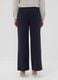 Jogger The Iconic Pants blu wide leg in viscosa elasticizzata_3