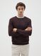 Brown viscose blend regular fit jumper_0
